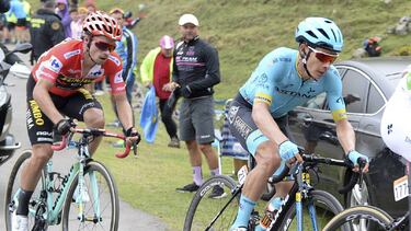 El Astana evitó a Roglic males mayores