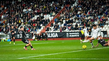El último partido de febrero, el Albacete-Almería de este pasado viernes. Foto Josema Moreno