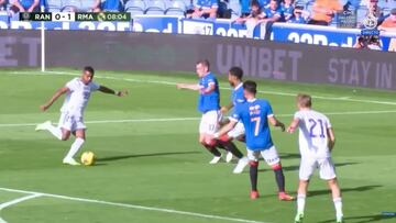 Rodrygo scores stunner versus Rangers