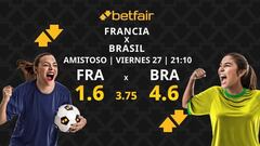 Francia vs. Brasil: horario, dónde ver, pronósticos y estadísticas