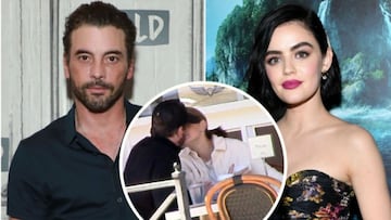 Collage de Skeet Ulrich y Lucy Hale.