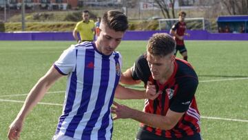 Raúl Navarro, con el Real Valladolid Promesas.