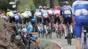 Colombianos en la novena etapa de la Vuelta a España