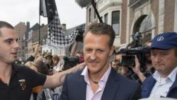 <b>COMO EN CASA. </b>A pesar de no estar en su mejor momento, Michael siempre es bien recibido en el circuito que vio su primera victoria.