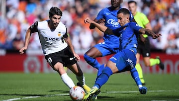 Carlos Soler, contra el C&aacute;diz. 