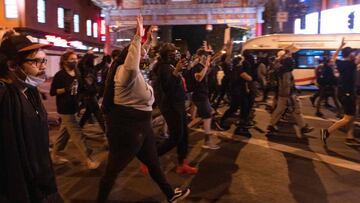 Protestas en Washington por la muerte de George Floyd.