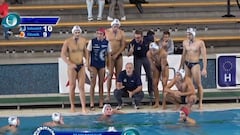 Plantilla del Sabadell, durante su partido de la Eurocup ante el Sibenik.