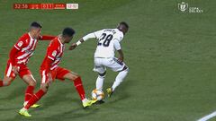 La lujosa jugada que inventó Vinicius en el partido con Girona