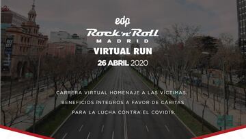 EDP Rock 'n' Roll Madrid Maratón lanza una carrera virtual para luchar contra el COVID