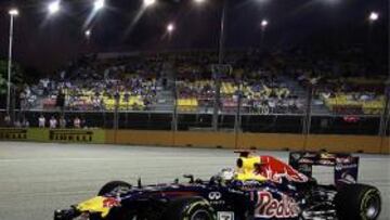 Vettel manda en la segunda sesión con Alonso detrás