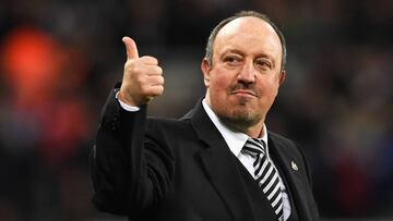 El entrenador español del Newcastle, Rafa Benítez.