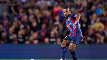 Jules Koundé, en el partido contra el Athletic.