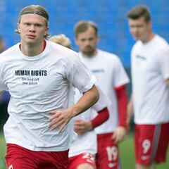 "¿Haaland? Del interés de Barça y Madrid tendrán que hablar ellos"