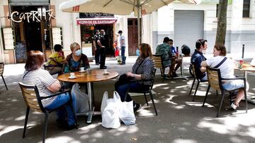 Las terrazas, las estrellas de la Fase 1 en Madrid y Barcelona