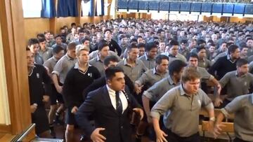 Haka: whole school performs dance for retiring teacher in NZ