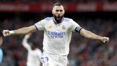 Benzema, con el Real Madrid.