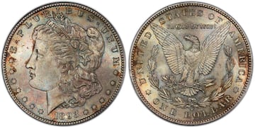 Dólar de plata de 1893 de San Francisco.