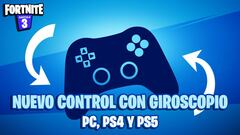 Fortnite: nuevo control con giroscopio ya disponible en PC, PS4 y PS5