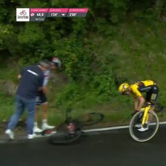 La caída de los capos que deja a Geoghegan Hart fuera del Giro