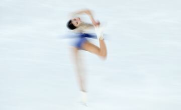 La patinadora coreana Young You durante las Olimpiadas Juveniles de Invierno de Lausana 2020.