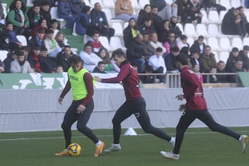 Entrenamiento con pblico en El Arcngel de enero