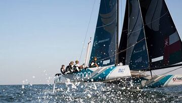 Oman Air se llev車 las Extreme Sailing Series de Barcelona