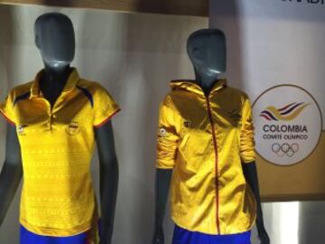 El Comité Olímpico Colombiano presentó los uniformes y equipación deportiva que usará la delegación de Colombia en los Olímpicos de Rio 2016.