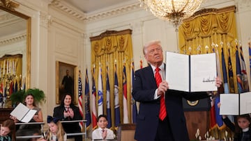 Ya es oficial. Donald Trump firma una orden ejecutiva para desmantelar el Departamento de Educación de Estados Unidos: “Es sentido común”.