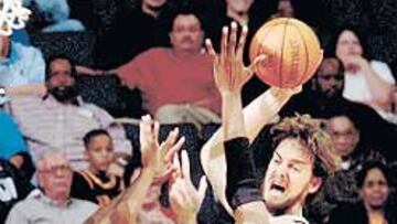 <b>ASISTENCIAS. </b>Pau Gasol es el segundo mejor pasador en Memphis.
