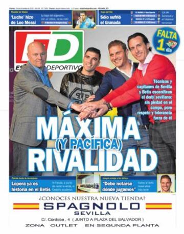 Portadas de la prensa mundial