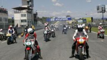 <b>HISTÓRICO. </b>La recta de salida del circuito del Jarama.