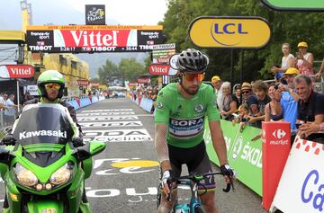 Peter Sagan en la lnea de meta.
