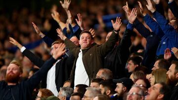 Aficionados del Chelsea en Stamford Bridge, durante el partido contra el Nottingham Forest.