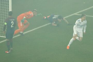 Cristiano Ronaldo marc¨® el 1-0.