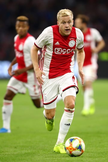 Donny van de Beek jugador del Ajax. Eredivise, Holanda.