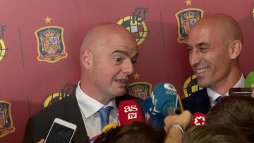 Infantino: "Es importante que el presidente de la FIFA esté aquí"