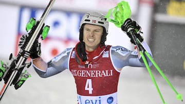 Henrik Kristoffersen, ganador en Levi.