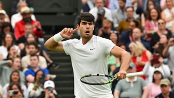 Resumen, resultado y ganador del partido de tenis entre Alcaraz y Tiafoe de tercera ronda de Wimbledon