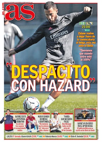 Las portadas de AS de septiembre