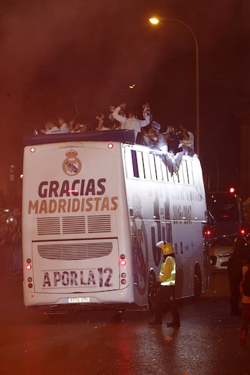 Las imágenes de la celebración del Real Madrid en Cibeles