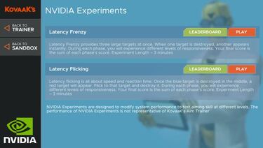 Con el System Latency Challenge, Nvidia premia a los más rápidos en KovaaK’s