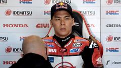 Takaaki Nakagami de LCR Honda Idemitsu. 