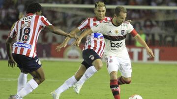 Flamengo derrota 2-1 a Junior en Barranquilla 