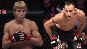 Los peleadores Paddy Pimblett y Tony Ferguson.