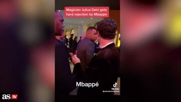 Mbappé y un gesto que lo hace ver arrogante