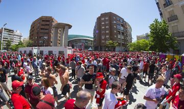 Ambiente de Champions en las calles de Madrid