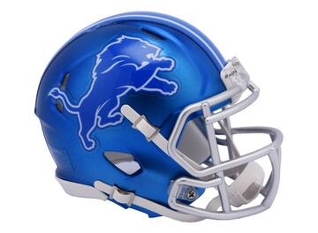 Casco alternativo de los Detroit Lions.