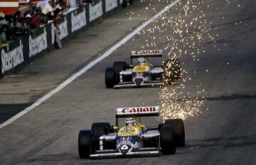 Tres triunfos, frente a los seis de su compañero de equipo Nigel Mansell esa temporada, serían sufiecientes para que el carioca Nelson Piquet se hiciese con el título en 1987 con el Williams-Honda.