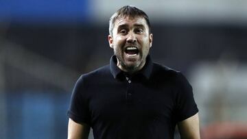 Buenos Aires 03 Mayo 2018, Argentina
Copa Libertadores de America
Racing Club vs Universidad de Chile en el Estadio Juan Domingo Peron.
Eduardo Coudet DT de Racing Club
Foto Ortiz Gustavo