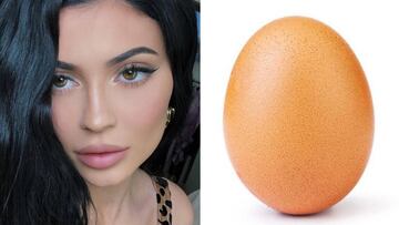 Un huevo le quita el récord de la foto con más me gusta de Instagram a Kylie Jenner.